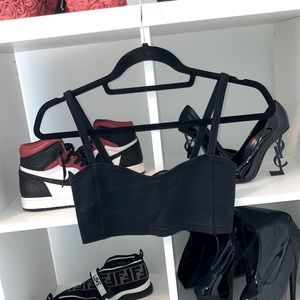 BRANDY MELVILLE black bralette top w/ back detail